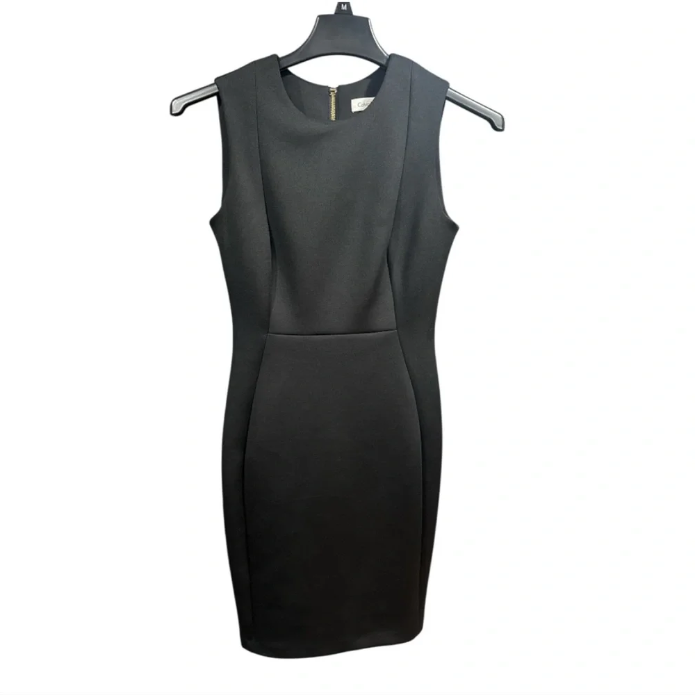 Calvin Klein Black Midi Dress - Picture 3 of 9